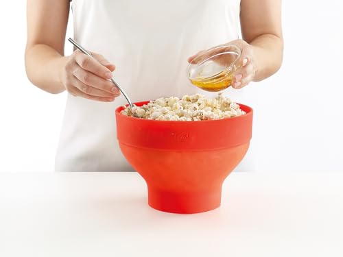 Lekue Microwave Popcorn Popper/Popcorn Maker, Red - Image 5