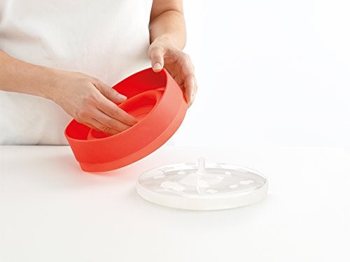 Lekue Microwave Popcorn Popper/Popcorn Maker, Red - Image 3