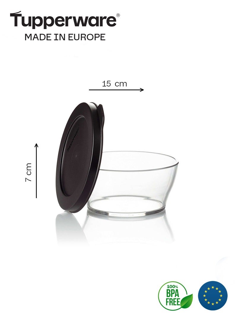 Tupperware وعاء تقديم إيكو+ شفاف من تابروير، سعة 610 مل - Image 2