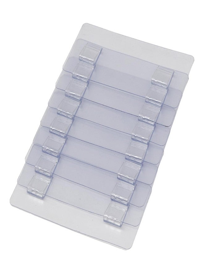 8PCS Adhesive Replacement for Shower Caddy, Bathroom Storage Shelves and Kitchen Racks - Clear Strong Strips, Pads, Hooks for Shelf Organizer Sticker