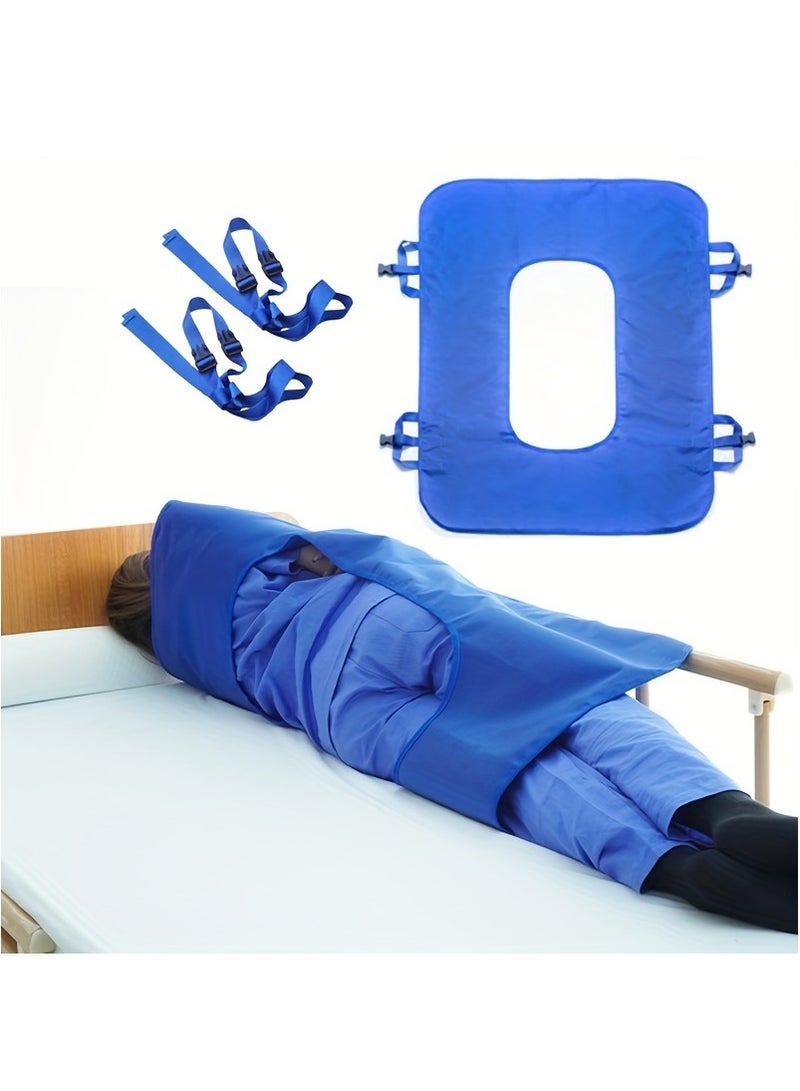 XiuWoo Multipurpose Positioning Bed Pad With Reinforced Handles Reusable Washable Transfer Sheet For Elderly Bedridden Patients Suitable for Nursing Homes Hospitals Aids in Safe Turning Positioning Perfect for Caregivers - Image 1