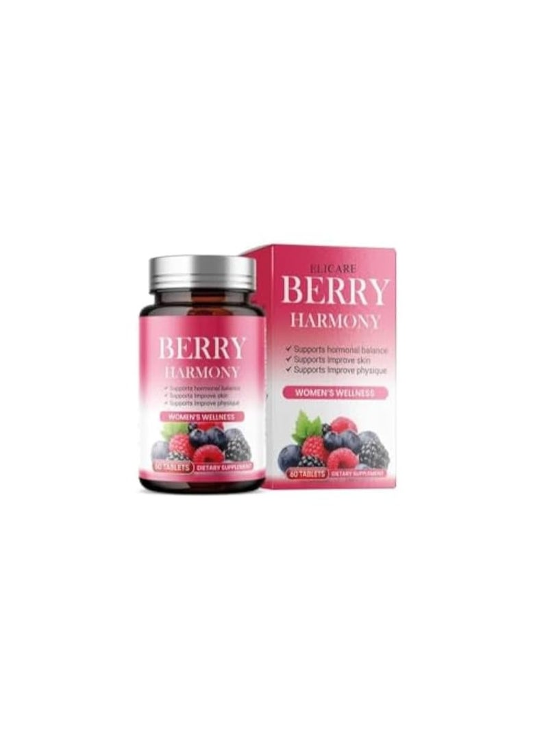 ELICARE Berry Harmony (Women’s Wellness) 60 Tab Dietary Supplement
