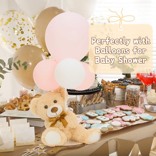 MorisMos 3 Packs Teddy Bears Bulk Stuffed Animals Cute Small Teddy Bear Plush Toys Little Stuffed Bear for Kids on Centerpiece Baby Shower 14 Inches - Image 5