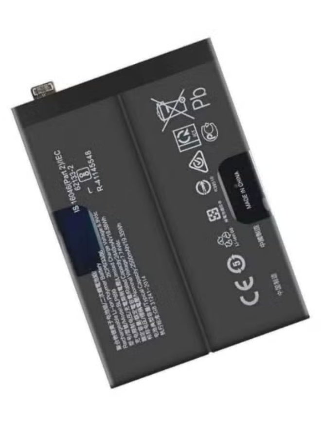 MUNTAQI High-Performance Internal Battery BLP899 Replacement Compatible for OnePlus 10 Pro 5G â€“ 5000mAh High-Capacity Lithium Battery, Fast Charging Support, Long-Life Backup Power Cell, Safe & Reliable DIY Repair Part, Precise Fit for Extended Device Usage â€“ Black - Image 2