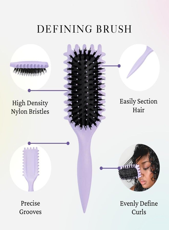 OXYGLOBE 2 Pcs Crimp Definition Brush, Curly Hair Brush, Multi-Functional Styling Tool, for Hair Salons and Daily Household Use, for Long Hair and Women's Use - Image 5