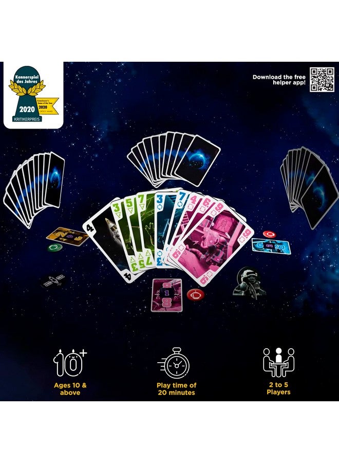 THAMES & KOSMOS The Crew - Quest for Planet Nine | Card Game | Kennerspiel des Jahres Winner | Cooperative | 3-5 Players | Ages 10+ | Trick-Taking | 50 Levels of Difficulty | Endless Replay - Image 2