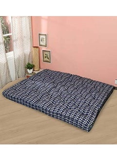 IRA Furniture IRA Furniture Cotton Mattress Cotton 72 X60 X 4 inches Blue  - Image 2