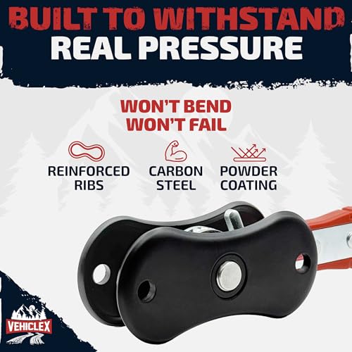 Vehiclex Brake Caliper Compression Tool – Heavy Duty Brake Pad Spreader Tool with Ratcheting Handle & Rib-Reinforced Plates – Caliper Piston Compressor Tool for Cars, SUVs, and Light Trucks - Image 2