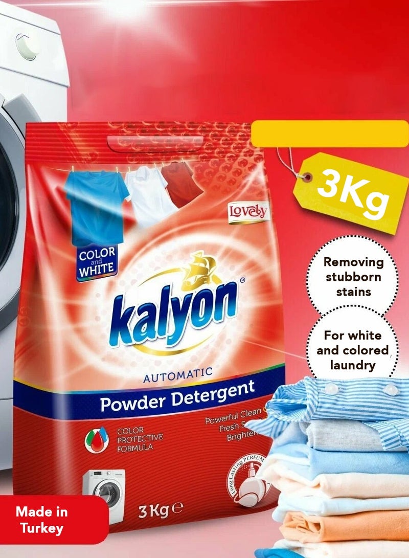kalyon Powder Detergent Lovely 3 KG - Image 3