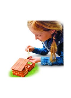 Teifoc Teifoc Windmill 100 pieces Brick Construction Set Toy STEM Building Kit with Real Bricks and Mortar Made in Germany TEI 4040  - Image 4