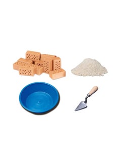 Teifoc Teifoc Windmill 100 pieces Brick Construction Set Toy STEM Building Kit with Real Bricks and Mortar Made in Germany TEI 4040  - Image 2
