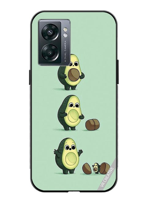 Protective Case Cover For OnePlus Nord N300 Avacoda Design Multicolour