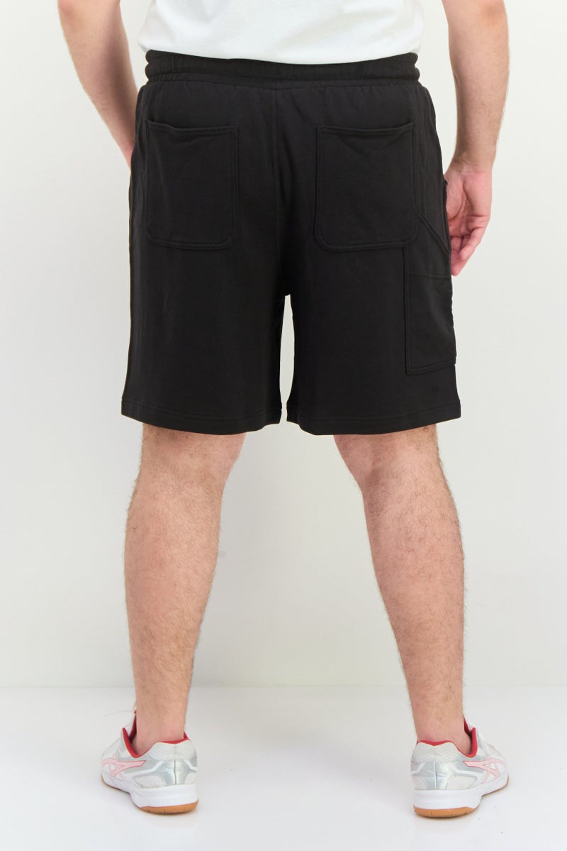 PUMA Men Sportswear Fit Outdoor Drawstring Shorts, Black - Image 4