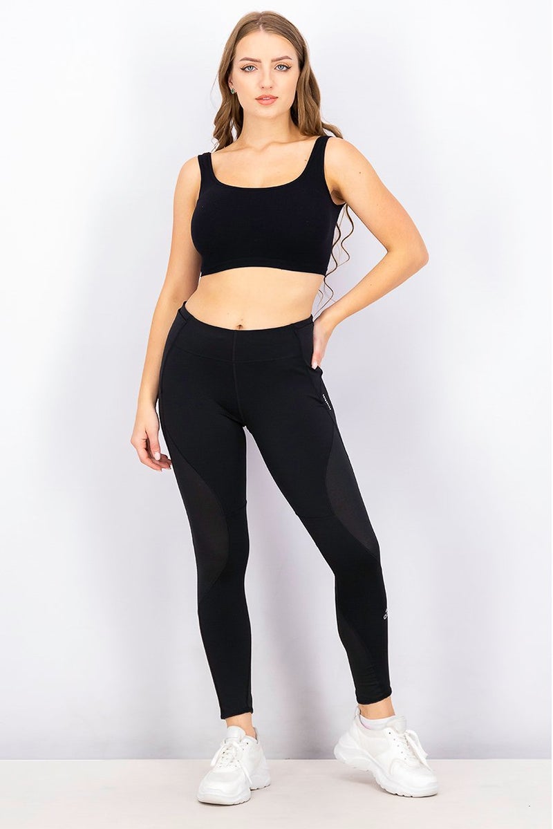 Adidas Women Sportswear Fit Running Legging, Black - Image 4