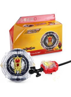 Beyblade Toy Boxed Battle Beyblade With Launcher Beyblade Toy (Fire/B192-E with Spark Bidirectional Ruler)