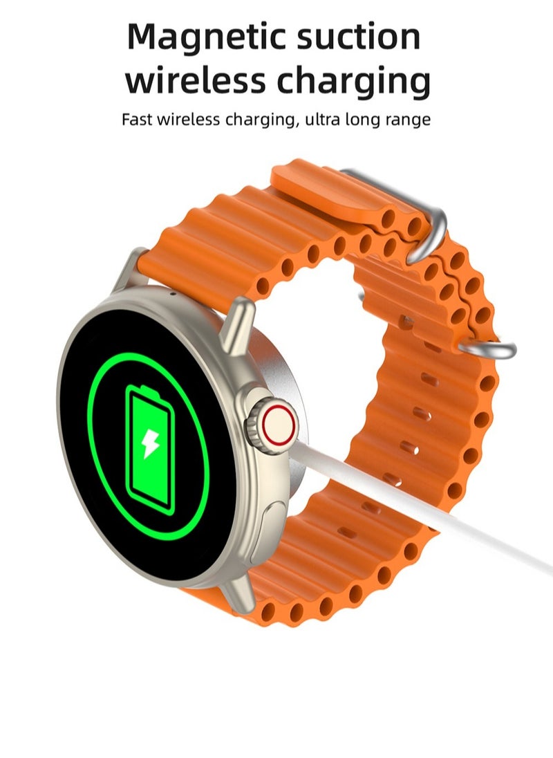 AROAQ - LT06 Ultra Smart Watch with 1.43" IPS Screen Music Control Bluetooth Calling Sleep Monitor Wireless Charging for Women and Men - Image 1