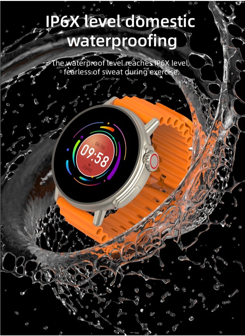 AROAQ - LT06 Ultra Smart Watch with 1.43" IPS Screen Music Control Bluetooth Calling Sleep Monitor Wireless Charging for Women and Men - Image 1