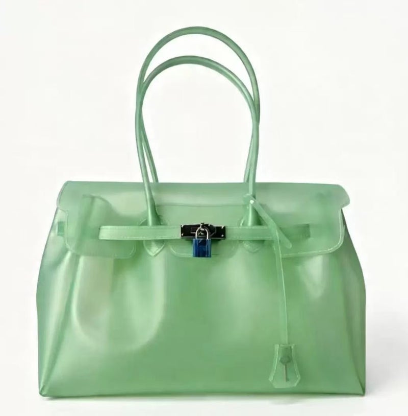 Jelly Firkin Jelly Bag Platinum Tote Kelly Kiiikiii Style 2026 Spring Fashion Shoulder Bag
