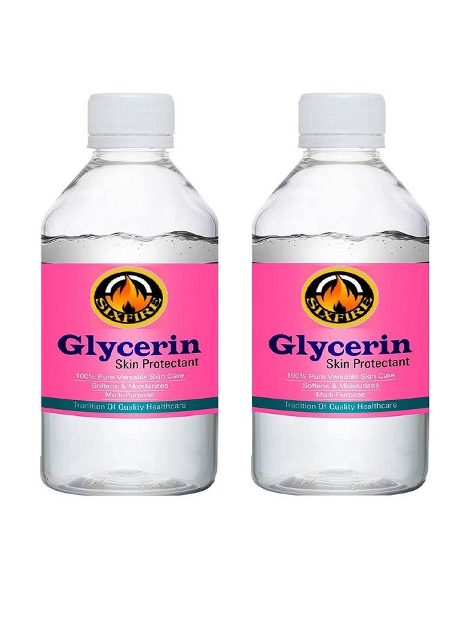 SIXFIREÂ® Vegetable Glycerin, Beauty & Skin Care, Hydration & Moisturizing, Glycerine - 250 g (Pack of 2) - Image 1