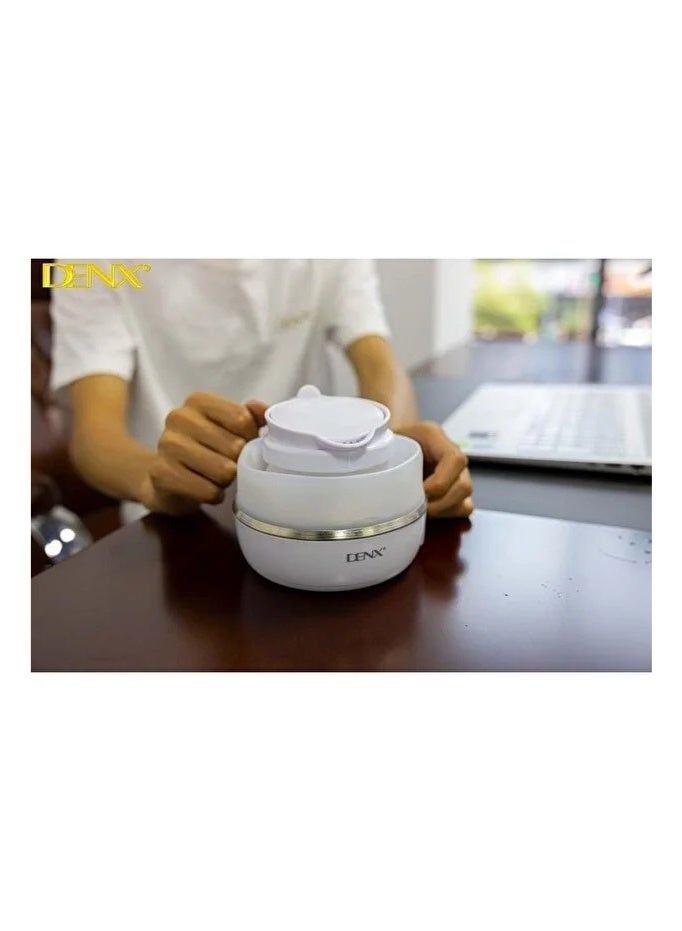 Denx Portable Folding Electric Kettle for Travel – Compact 600W Kettle with Collapsible Design, Food-Grade Silicone Body, Auto Shut-Off & Boil-Dry Protection – DX1768 Ideal for Outdoor & Office Use - Image 4