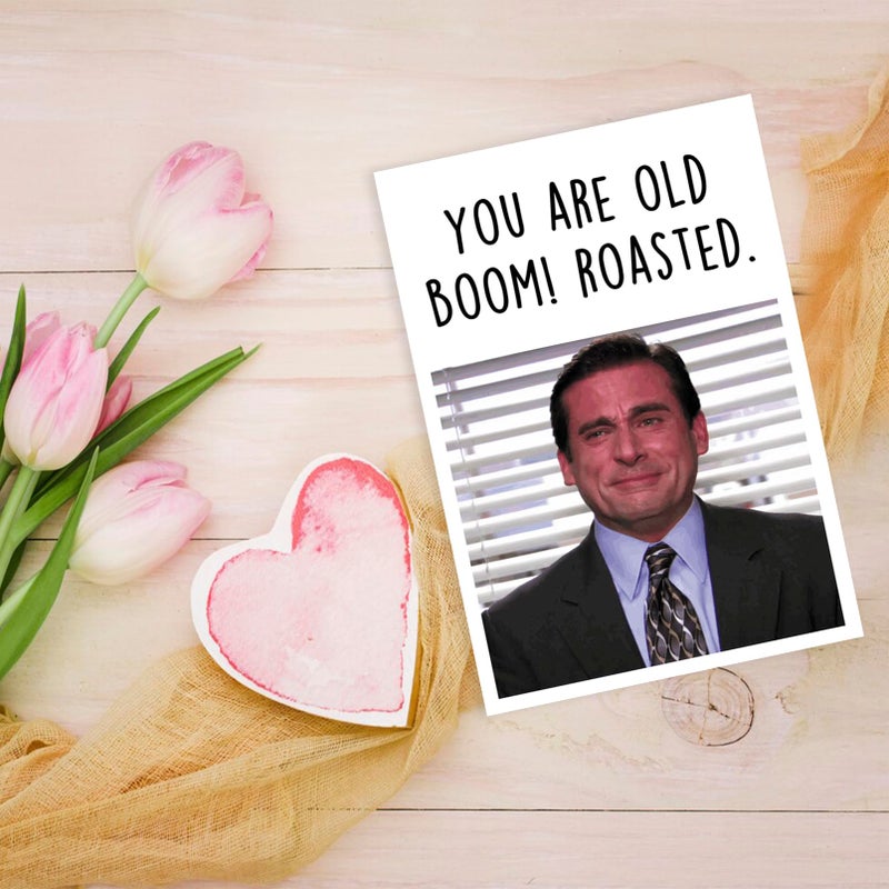 Londue Funny Birthday Card for Her Him, The Office Birthday Gifts for Men Women, Michael Scott Card, Humor Bady Gifts for TV Show Fans - Image 3