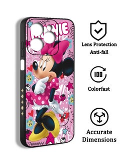 Phone Protective Case Cover For disney minnie mouse girl fashion pink drawing Infinix Smart 8 Pro 4G DDM09 Print