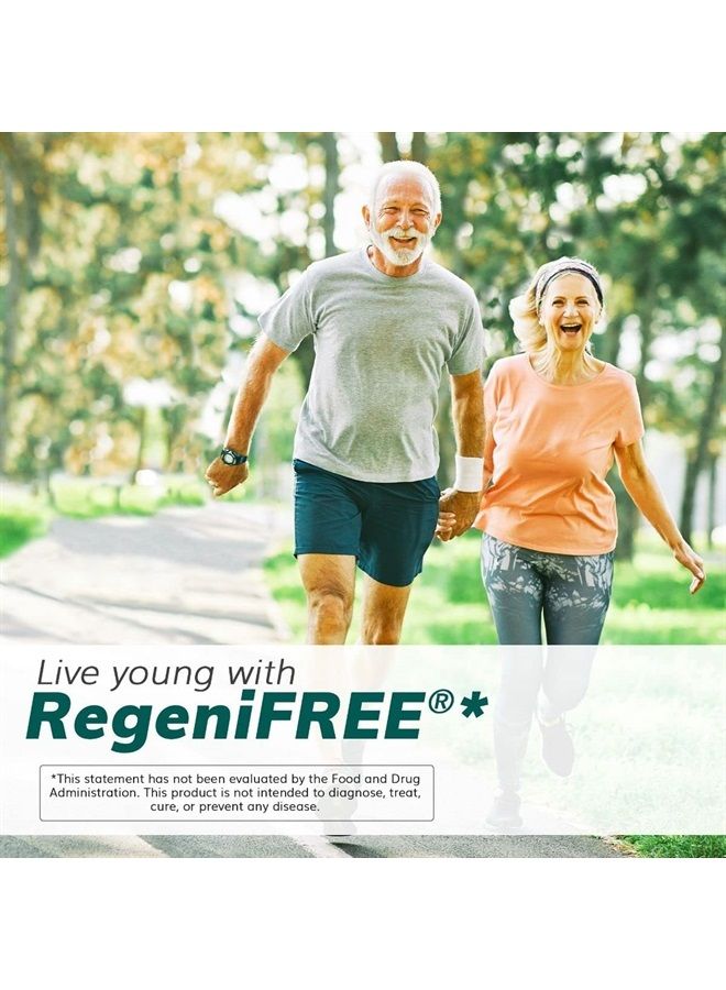 Univera RegeniFREE, All-Natural Joint Supplement, Aloe Vera & Turmeric, No Glucosamine, Vegeterian, 60 Capsules, 30-Day Supply  - Image 2