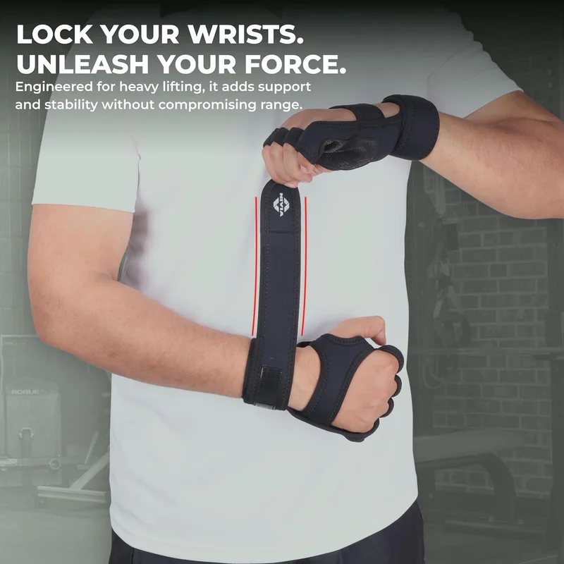 Nivia  Nivia Spider Gym Gloves for Men & Women - Breathable, Lightweight, Padded Palm with Wrist Support for Weightlifting and Fitness  | Best Price UAE