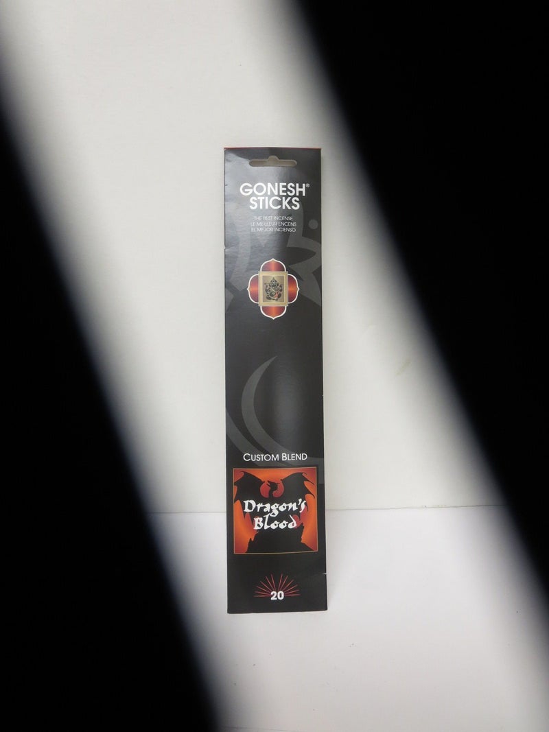 GONESH Incense Sticks Dragon Blood Charcoal Lot of 12 - Image 1