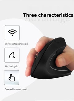 M MIAOYAN Wireless Bluetooth Vertical Mouse Ergonomic Notebook USB Dual-mode Multi-function Mouse  - Image 2