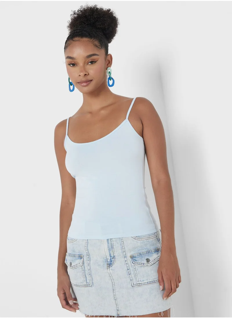 MONKI Strappy Knitted Cami