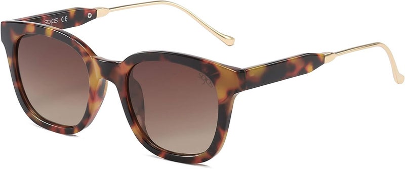 Sojos Classic Square Polarized Sunglasses Womens Mens Retro Trendy UV400 Sunnies SJ2050 - Image 1