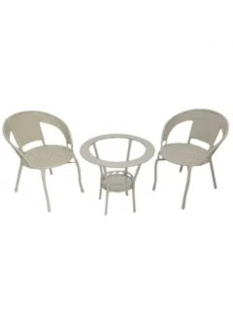 Patio Furniture Set, Outdoor Table and Wicker Chairs - patio chairs for out door & indoor - Pool side or Backyard, Rattan Chair for Balcony, Dining Chair for Restaurants and Hotels