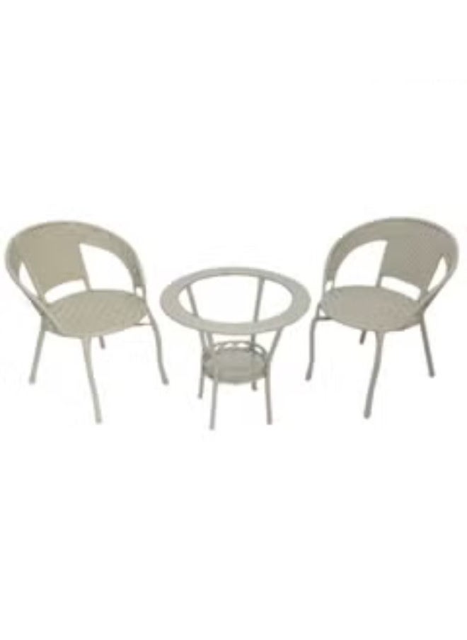 ALWASIT HOME - Patio Furniture Set, Outdoor Table and Wicker Chairs - patio chairs for out door & indoor - Pool side or Backyard, Rattan Chair for Balcony, Dining Chair for Restaurants and Hotels - Image 1