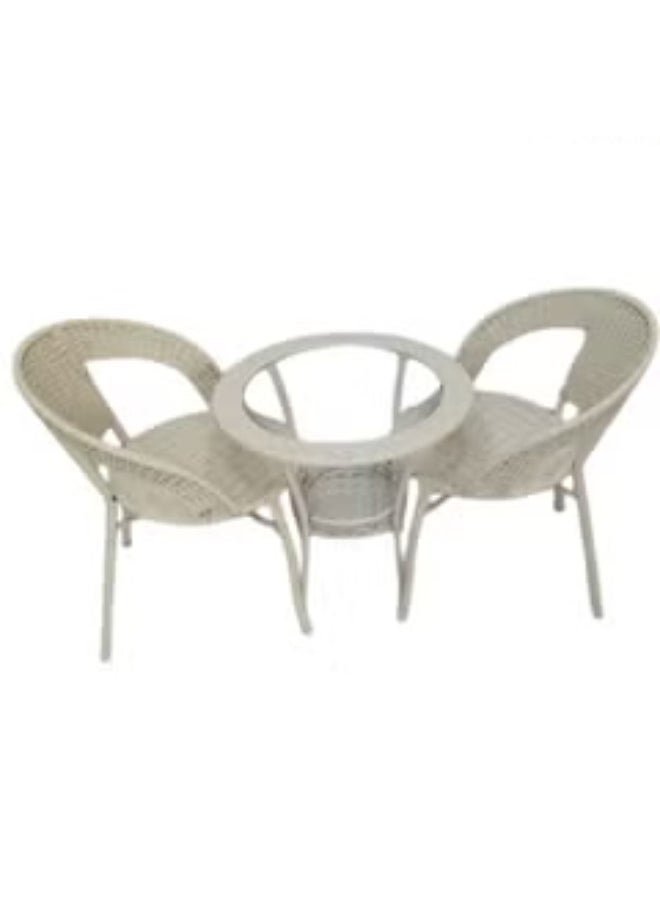 ALWASIT HOME - Patio Furniture Set, Outdoor Table and Wicker Chairs - patio chairs for out door & indoor - Pool side or Backyard, Rattan Chair for Balcony, Dining Chair for Restaurants and Hotels - Image 1