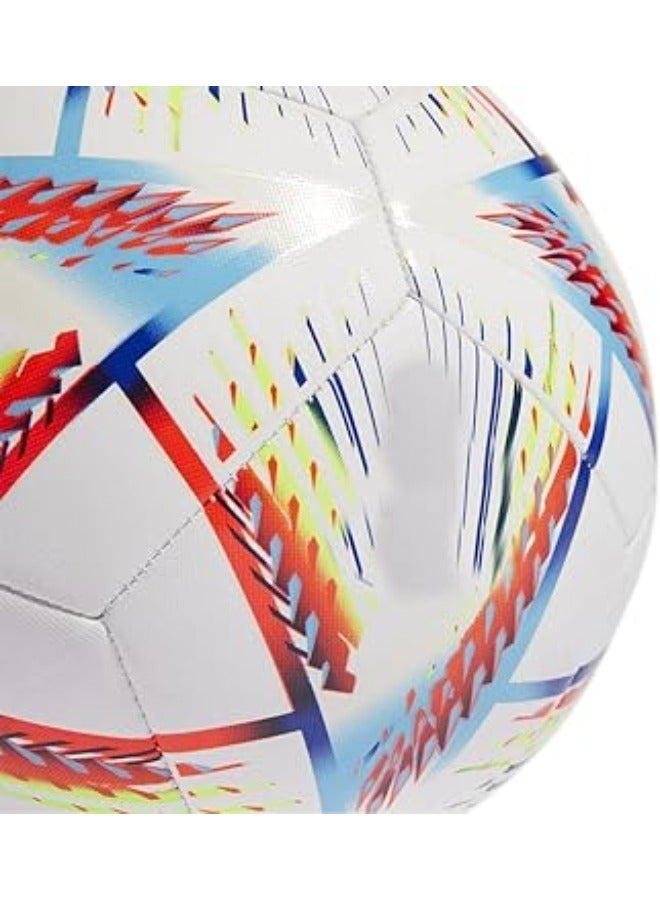 ZAMZIN FIFA World Cup 2022 Soccer Ball with Air Pump – Official Replica Training Football – Size 5, Durable PU Material, Ideal for Practice, Match, and Outdoor Play - Image 4