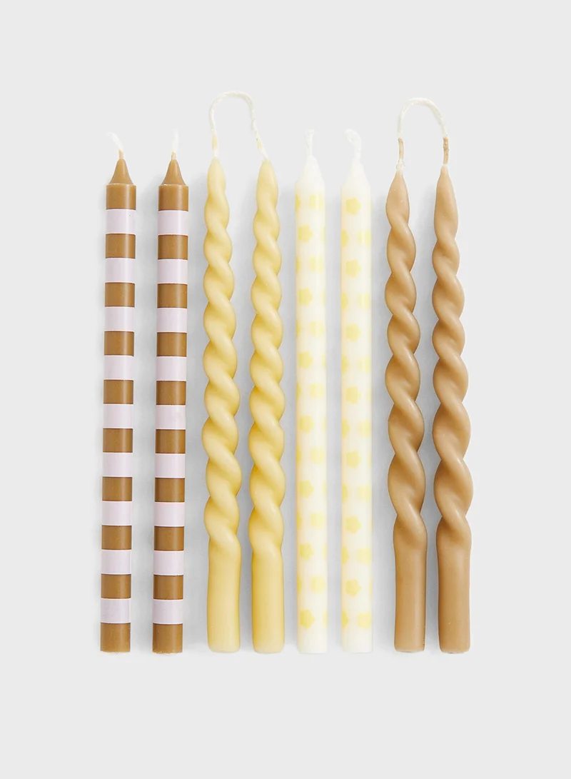 H&M 8-Pack Thin Taper Candles