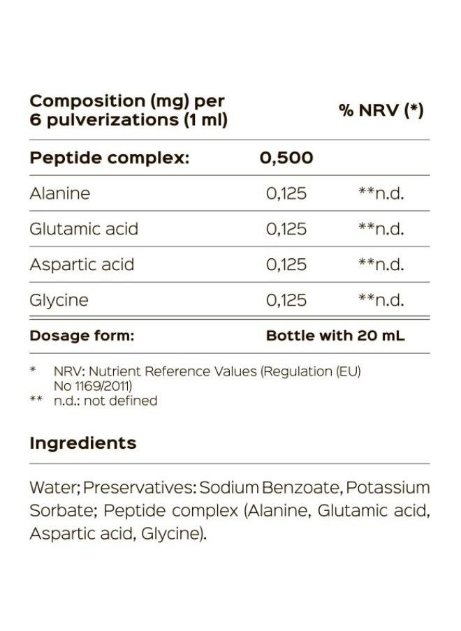 NANOPEP - Nanopep Epitalon Peptide Bioregulator Supplement – Oral Spray, Non-Habit Forming, Promotes Healthy Sleep Cycles & Anti-Aging, Regulates Metabolism, Melatonin-Free Supplement - Made in Portugal, 20ml - Image 1