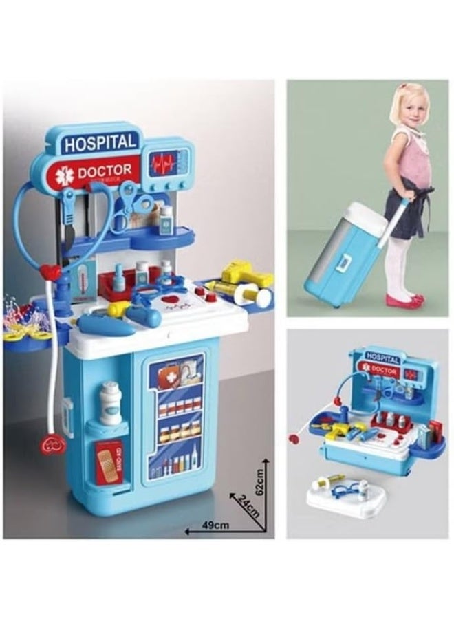 طقم مستشفى متنقل للأطفال - 4 في 1 - Image 5