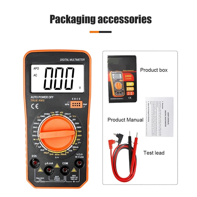 SIGMA Digital Multimeter SIGMA SG 23A TRMS With Frequency Capacitance Current Upto 20A - Image 5