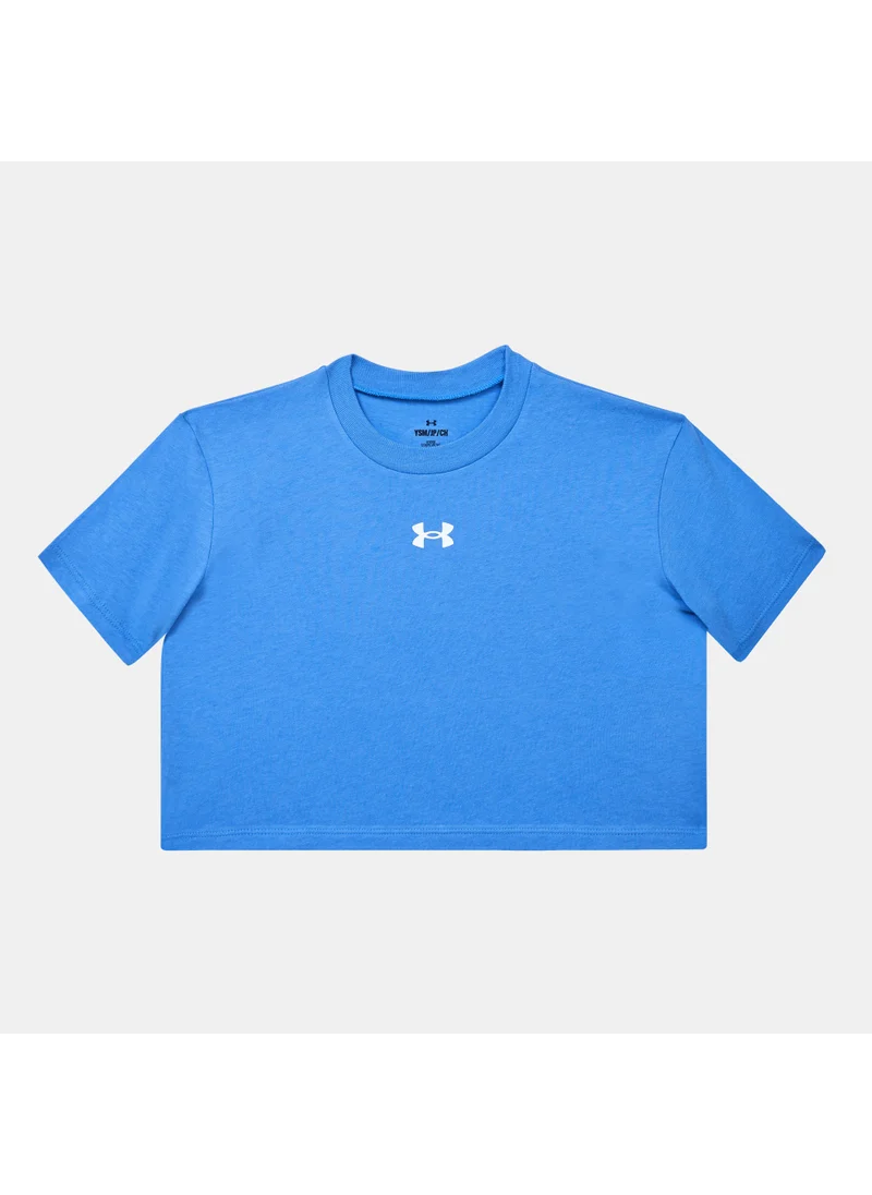 UNDER ARMOUR Kids' Sportstyle Logo Training Crop Top (Older Kids)