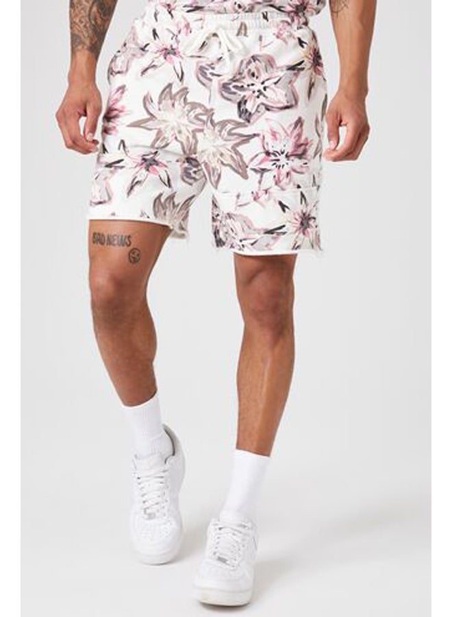 FOREVER 21 Floral Print Drawstring Shorts  - Image 2