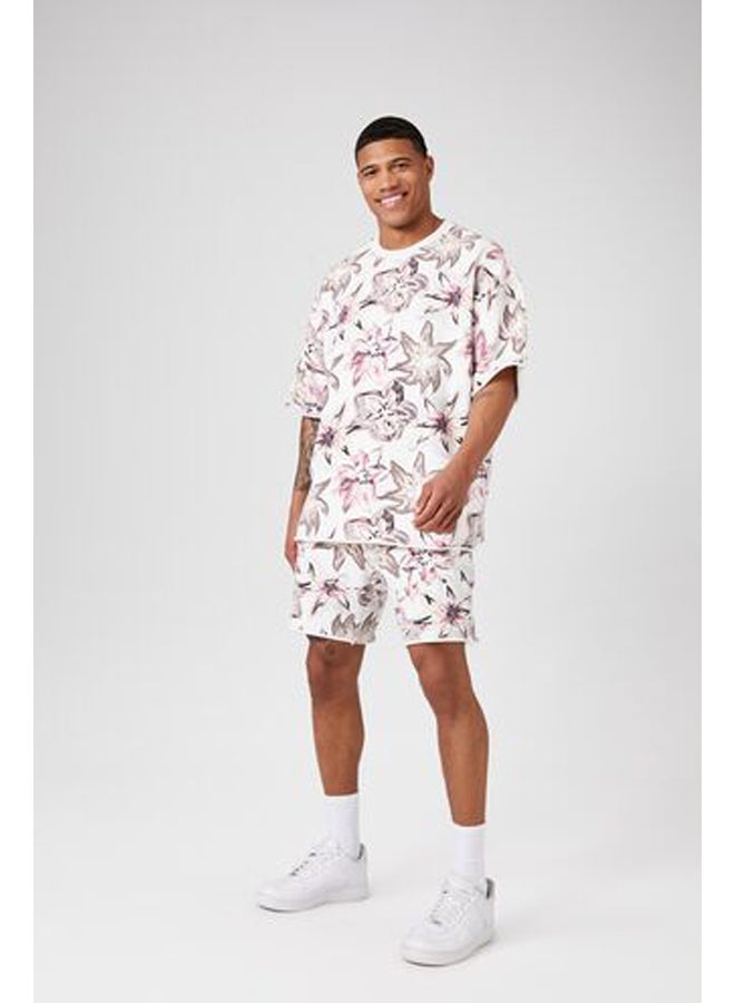 FOREVER 21 Floral Print Drawstring Shorts  - Image 5