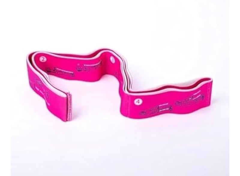 Elastic fitness band, flexible gymnastics band suitable for adults, Latin training bands for Pilates, Pilates resistance bands, elastic band for gymnastics and ballet - split elastic band - home exercise elastic band - multi-colored - Image 1
