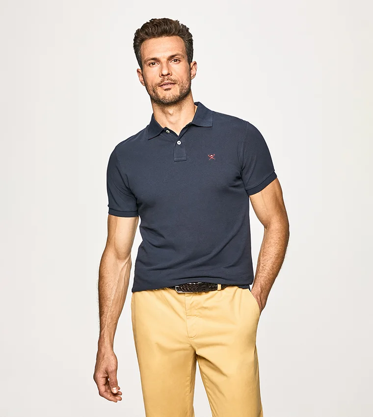 SLIM FIT PIQUÉ POLO