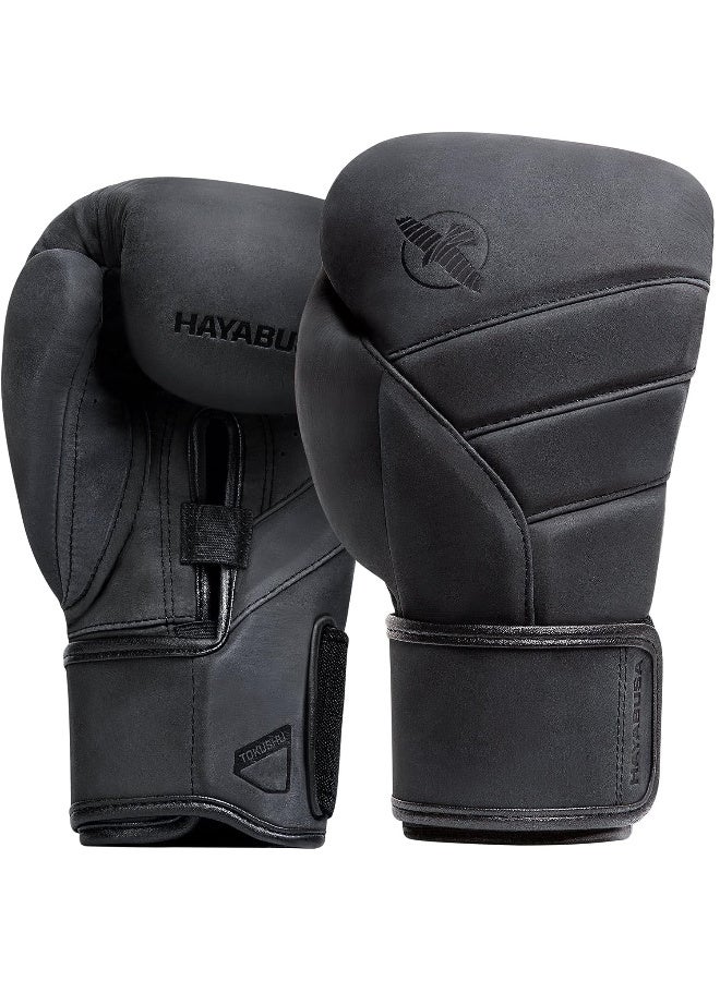 HAYABUSA T3 LX BOXING GLOVES OBSIDIAN - Image 1