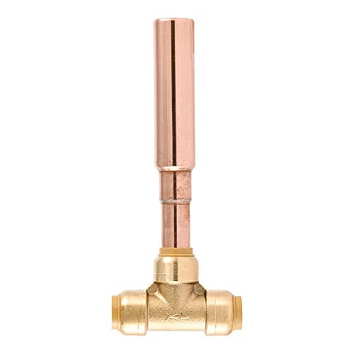 SharkBite 1/2 Inch Residential Water Hammer Arrestor, Push to Connect Brass Plumbing Fittings, PEX Pipe, Copper, CPVC, PE-RT, HDPE, 22630LF - Image 5