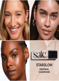 Saie Saie Glowy Super Gel - Lightweight Dewy Multipurpose Illuminator , Starglow - universal champagne -  30ml  - Image 3