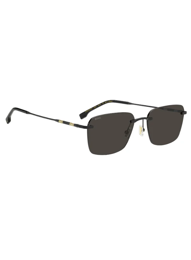 هوجو بوس HUGO BOSS BOSS 1925/F/S Sunglasses Black Square