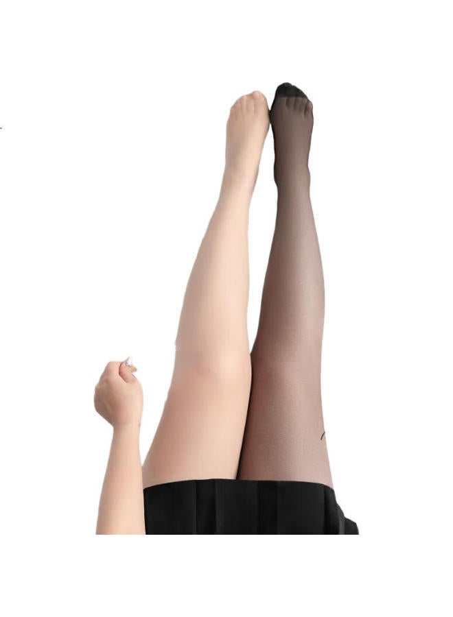 BONAS Baonasi Women'S Stockings, Plus Size, Double Padded, Ultra-Thin Pantyhose, Skin Color, Plus Size, Leggings, Bare Leg Effect - Image 2